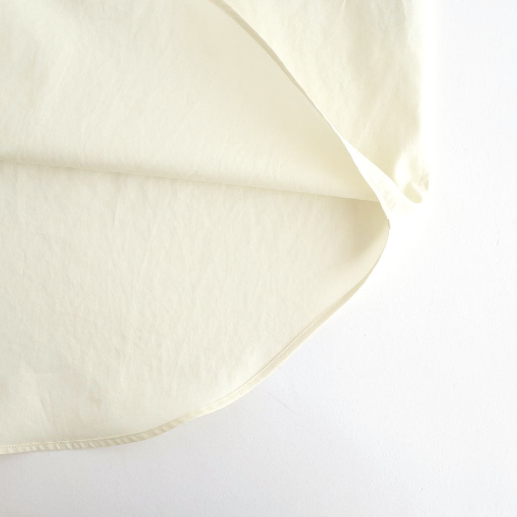WASHED FINX TWILL SHIRT #VANILLA [A26SS04TN]