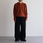 M-G Knit Polo #Brick [2403-012]