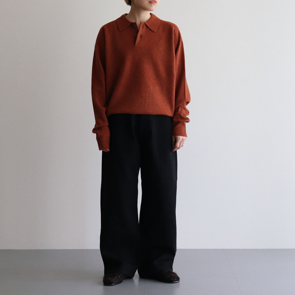 M-G Knit Polo #Brick [2403-012]