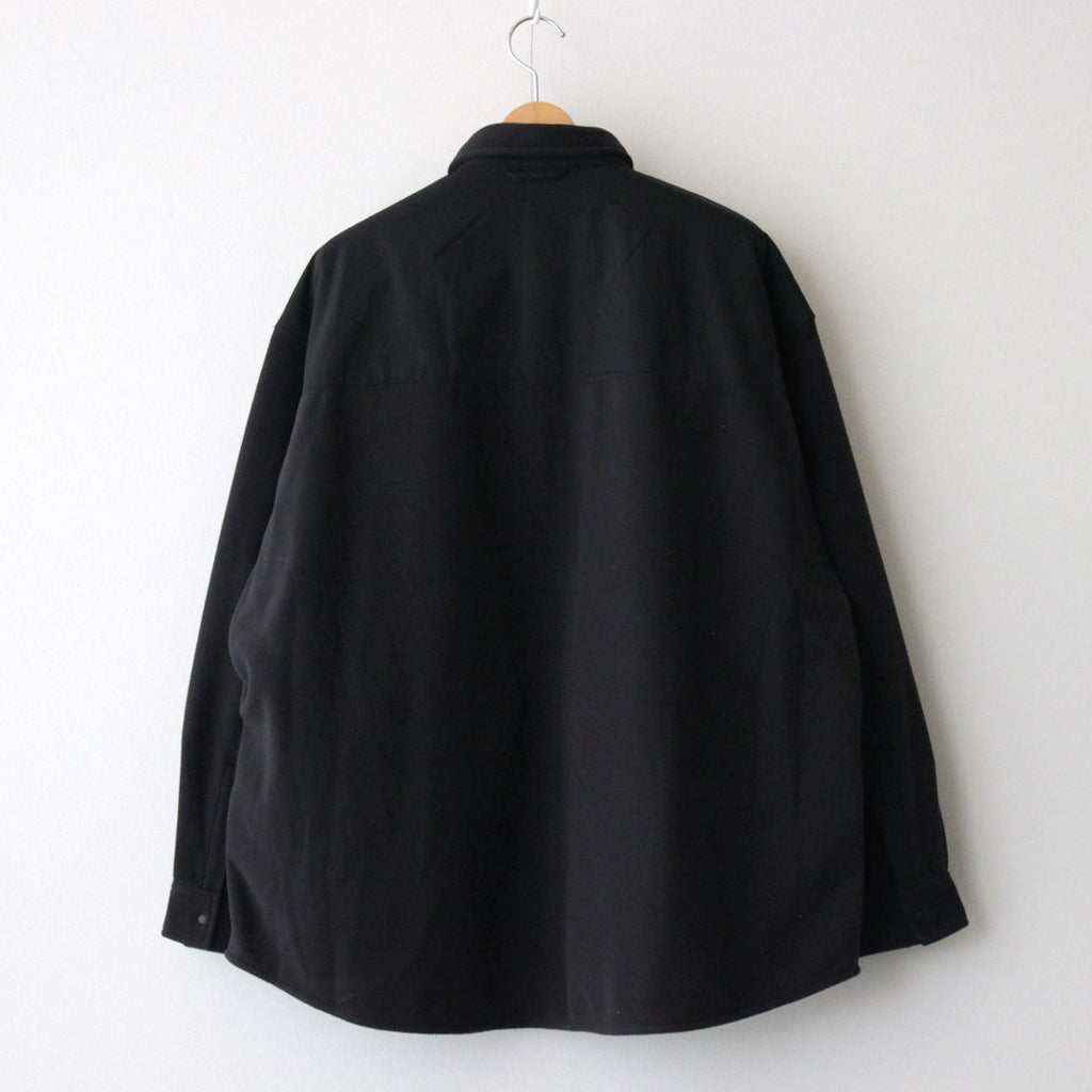 SYNTHETIC FLEECE SHIRT #BLACK [FSC243-30094]