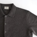 Scape Polo Wool Cardigan #Mole [AOEFKN011]