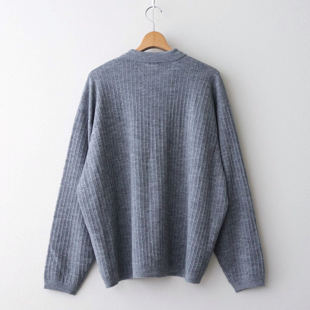 Crepe Knit Shirt #GRAY [2601-006]