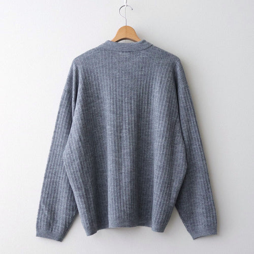 Crepe Knit Shirt #GRAY [2601-006]