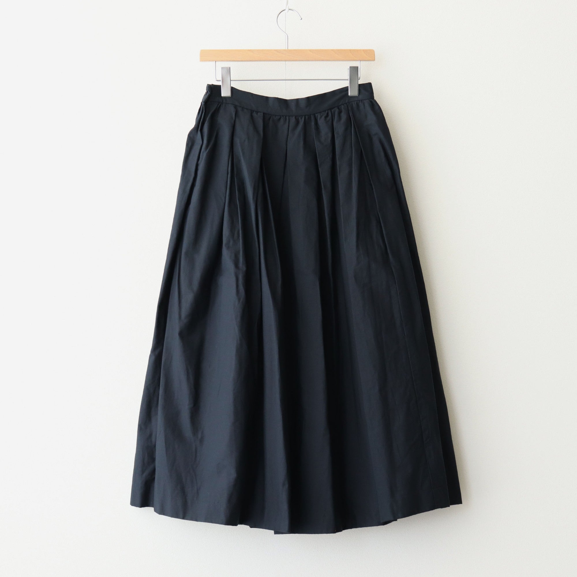 tuck skirt #d.navy [95635]