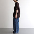 SUVIN 60/2 OVERSIZED T-SHIRT #BURGUNDY [KKAGGM0015]