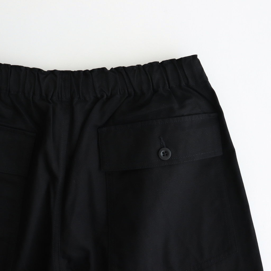 UTILITY BAKER PANTS #BLACK [FSC251-40139]