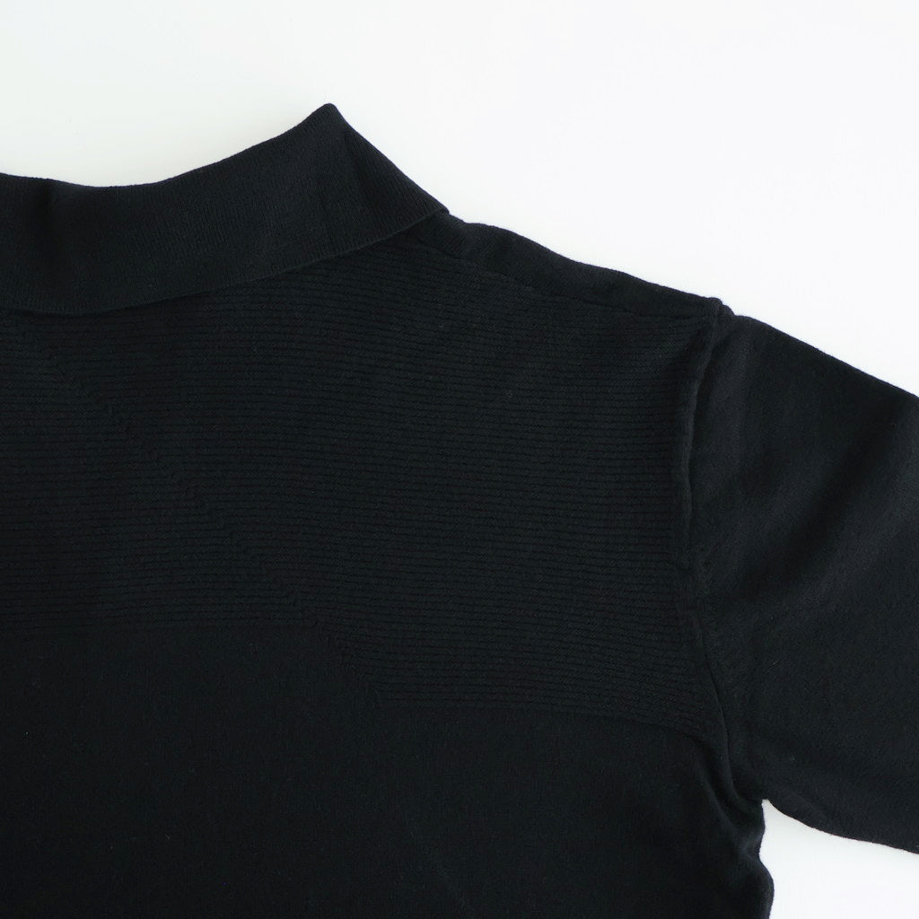 Fine Gauge Skipper Sweater #BLACK [YK25FW01126S]