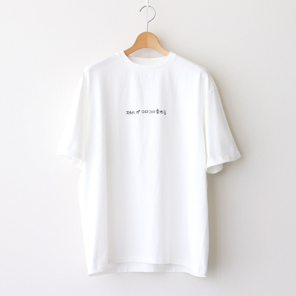 Crew neck tee – Ken Kagami #white [35010]