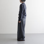 ROYAL CASHMERE FUR CREWNECK CARDIGAN #CHARCOAL GRAY(004) [KRAGGW0903]