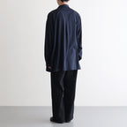 COOLFIBER OPEN COLLAR L/S SHIRT #NAVY [FSC241-50133]