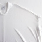 NRBO6T | マットポリエステル リブライクニット 6分袖Tシャツ #OFF WHITE [GE_NC0404T6]