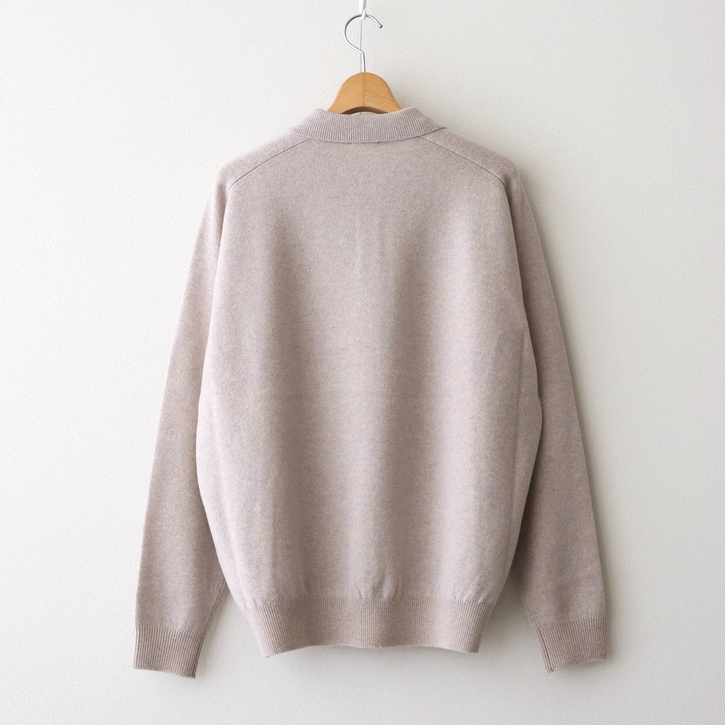M-G Knit Polo #BEIGE [2503-008]
