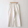 CHINO CLOTH PANTS WIDE #LIGHT BEIGE [12654]