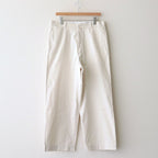 CHINO CLOTH PANTS WIDE #LIGHT BEIGE [12654]