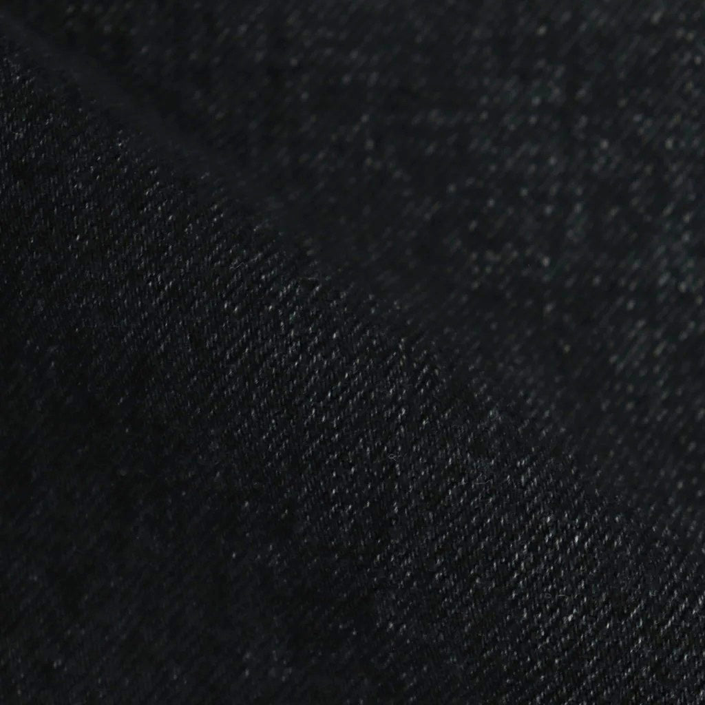 Selvage Denim Belted Pants #BLACK_DARK FADE [GU253-40064DB]