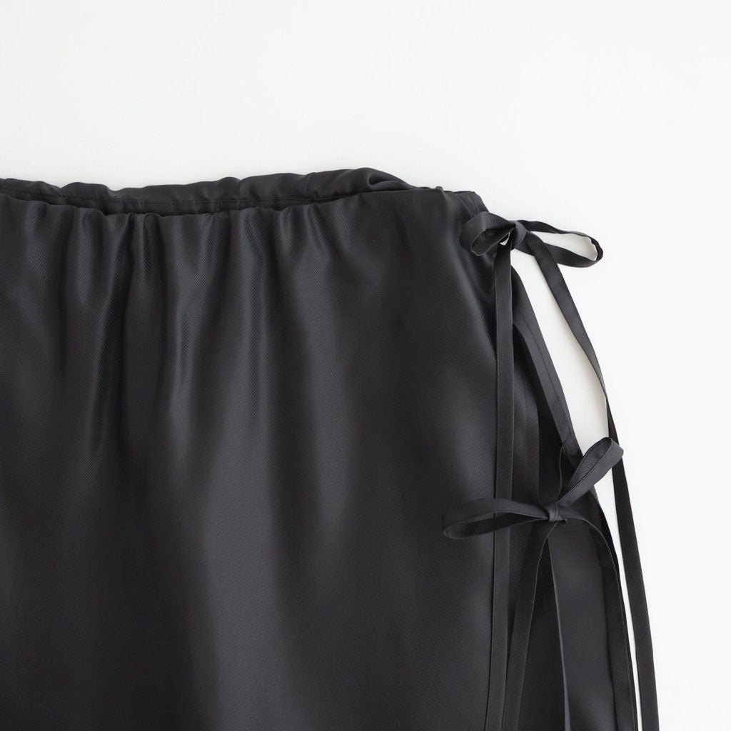 Cupro Layered Pants #BLACK [I26SS-PT186]