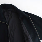 Melton Stand Collar Zip Blouson #BLACK [YK25FW01034B]