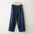 Selvage Denim Belted Pants #INDIGO_DARK FADE [GU261-40064DB]