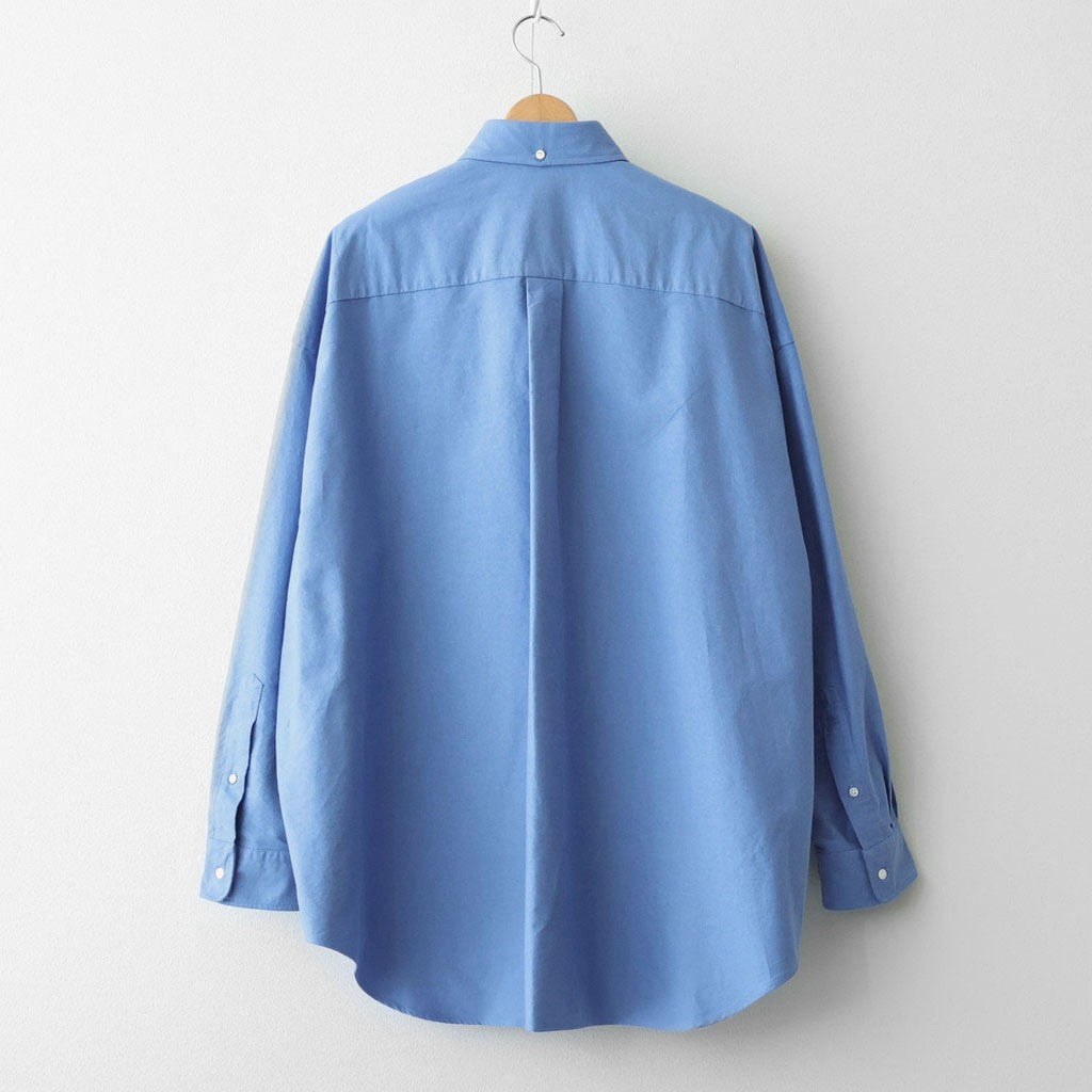 Oxford L/S Oversized B.D Shirt #SAX [GM261-50021B] - ciacura 三重