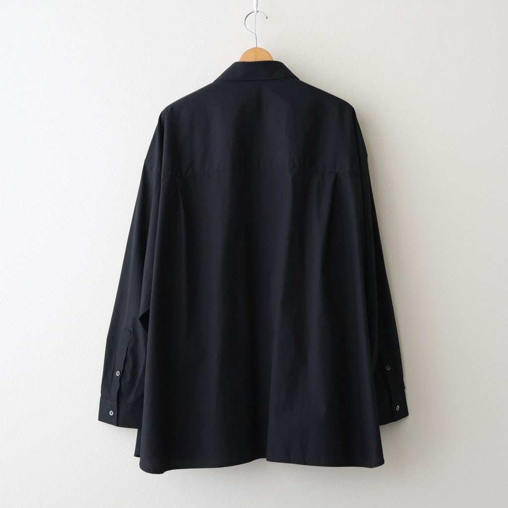 CORPORATE UNIFORM L/S SHIRT #BLACK [FSC254-50021B]