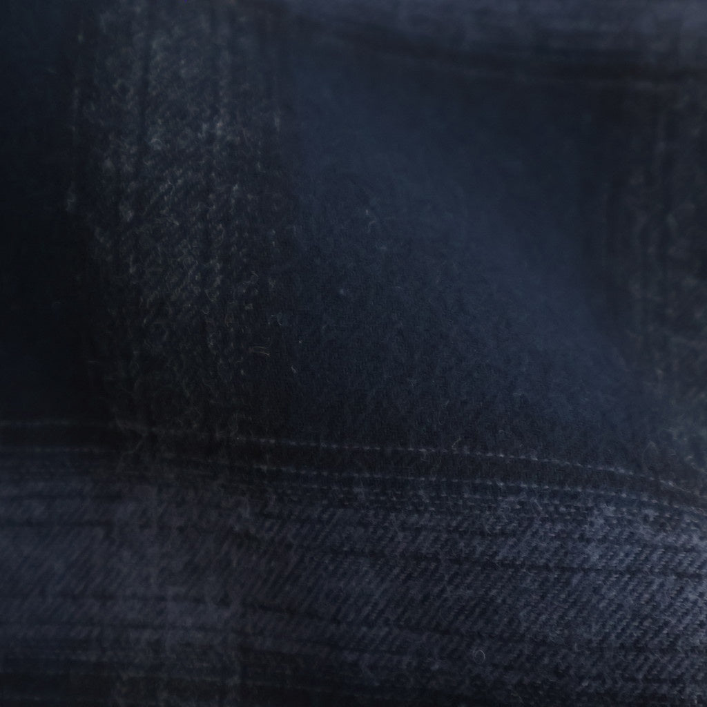 FLANNEL CHECK REVERSIBLE VEST #DARK NAVY [FSC253-30128]
