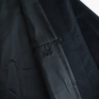 SUPER FINE WOOL MOSSER SHAWL COLLAR COAT #BLACK [A26AC02WM]