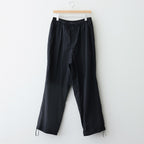 HAND DYED NYLON OVER PANTS #BLACK [PRAGGM0204]
