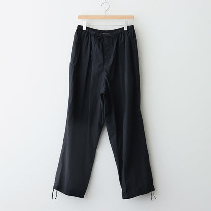 HAND DYED NYLON OVER PANTS #BLACK [PRAGGM0204]