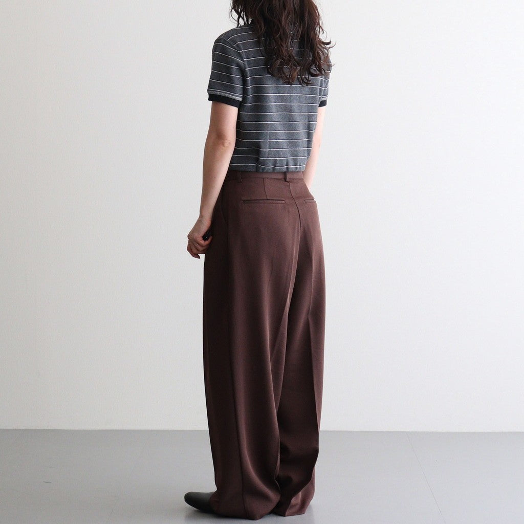 Border Polo Tops #C/GRY [12610606]