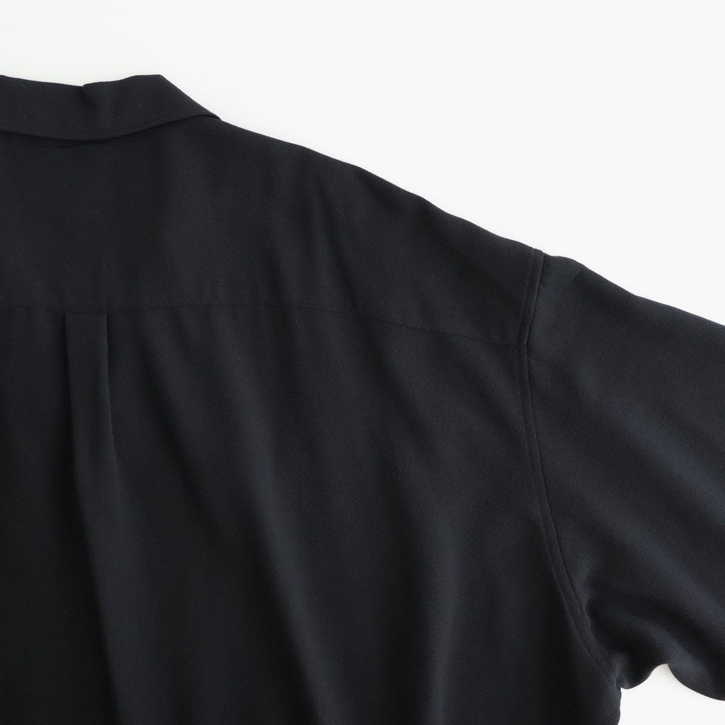 Viscose Viyella L/S Sleeping Shirt #BLACK [GM261-50456]