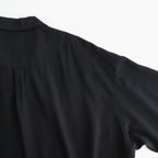 Viscose Viyella L/S Sleeping Shirt #BLACK [GM261-50456]