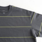 PIN BORDER L/S TEE #GRAY×YELLOW [FSC263-70089]