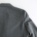 BLUEFACED WOOL DOUBLE-BREASTED JACKET #GRAY STRIPE [A25AJ04BS]