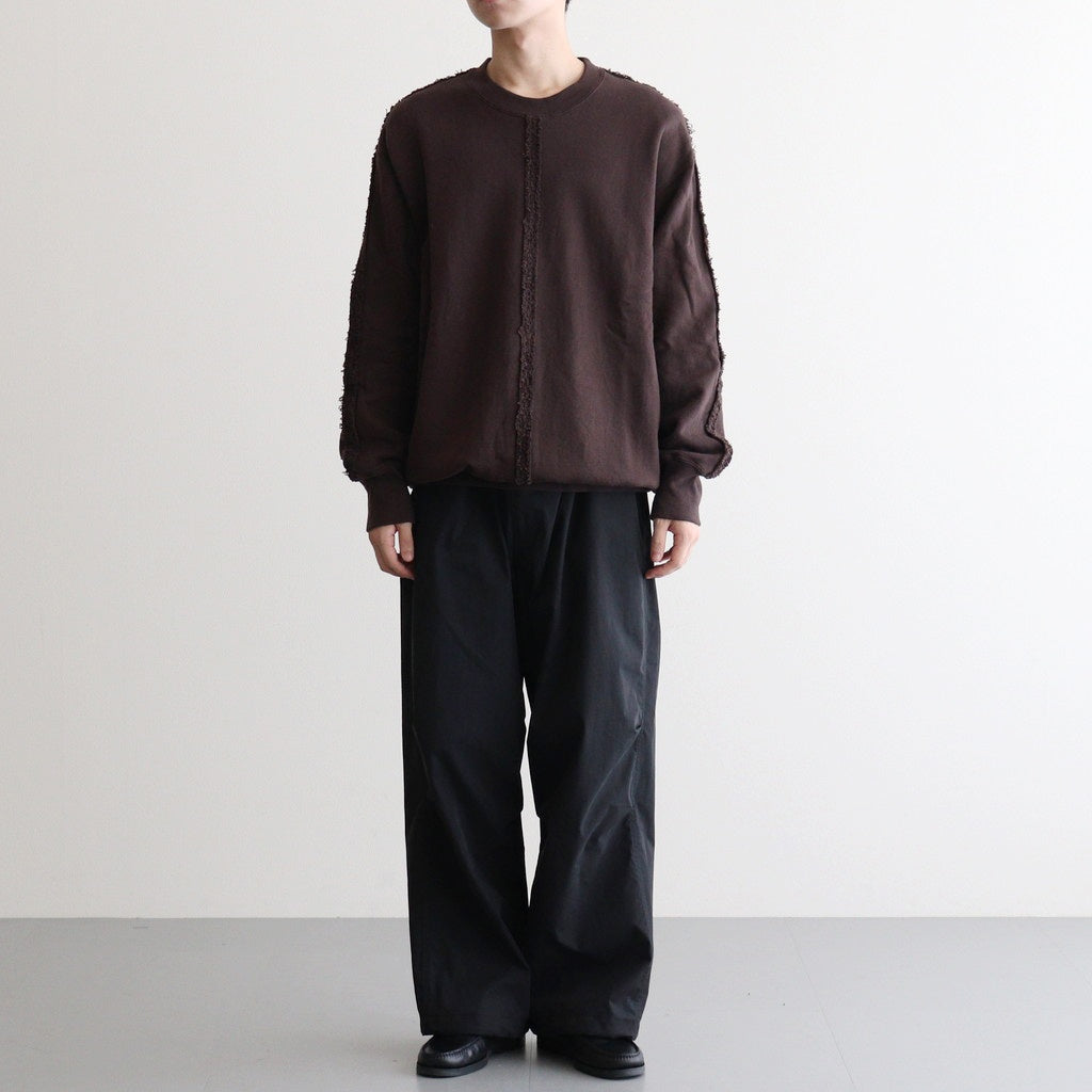 綿裏毛 製品洗丸首スウェット #BROWN [HP-T014-051] – ciacura