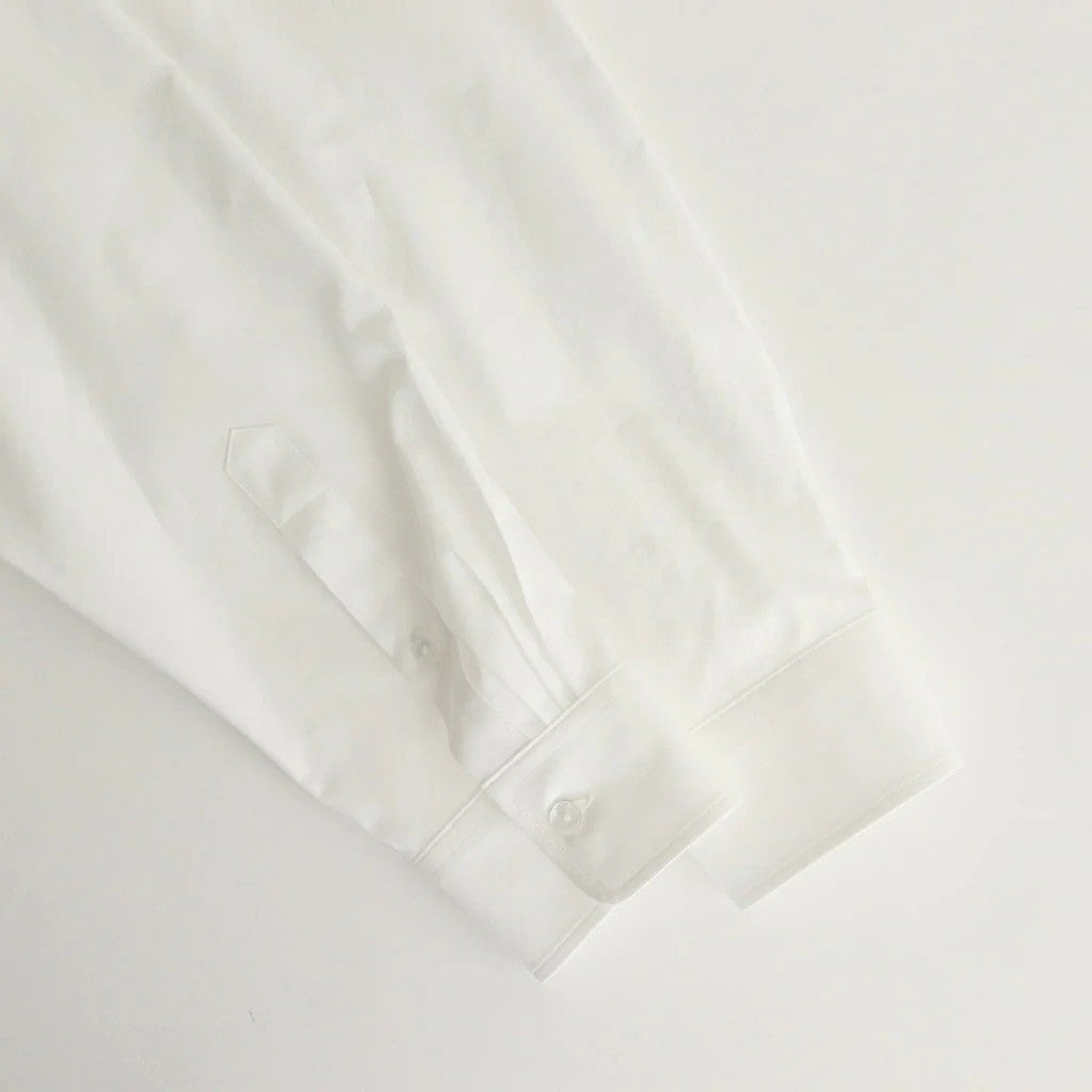 WASHED FINX TWILL SHIRT #WHITE [A25AS01TN] - ciacura 三重県四日市