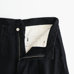Selvage Denim Two Tuck Pants #BLACK_WASHED [GU253-40061RB]