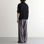 Wool Washer Tropical 2pleated Easy Trousers #GRAY [YK26SS01173P]
