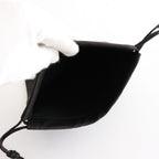 Double Faced DRAWSTRING POUCH : M #BLACK [DA75]