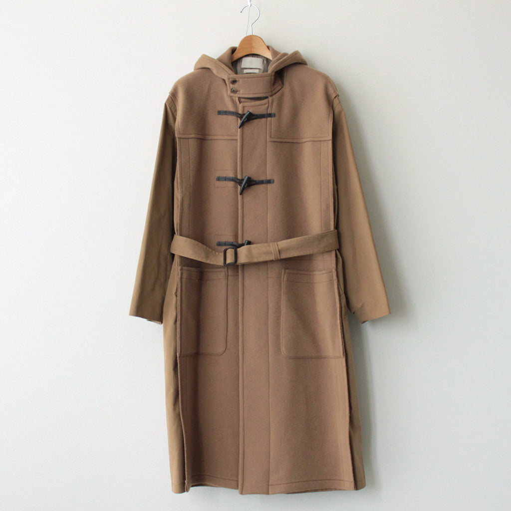 BROKEN DUFFLE COAT #BEIGE [YK23FW0520C]