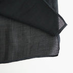 Rayon & Linen Sheer Shirt - Vintage Fabric #Black [OFH010SH32]