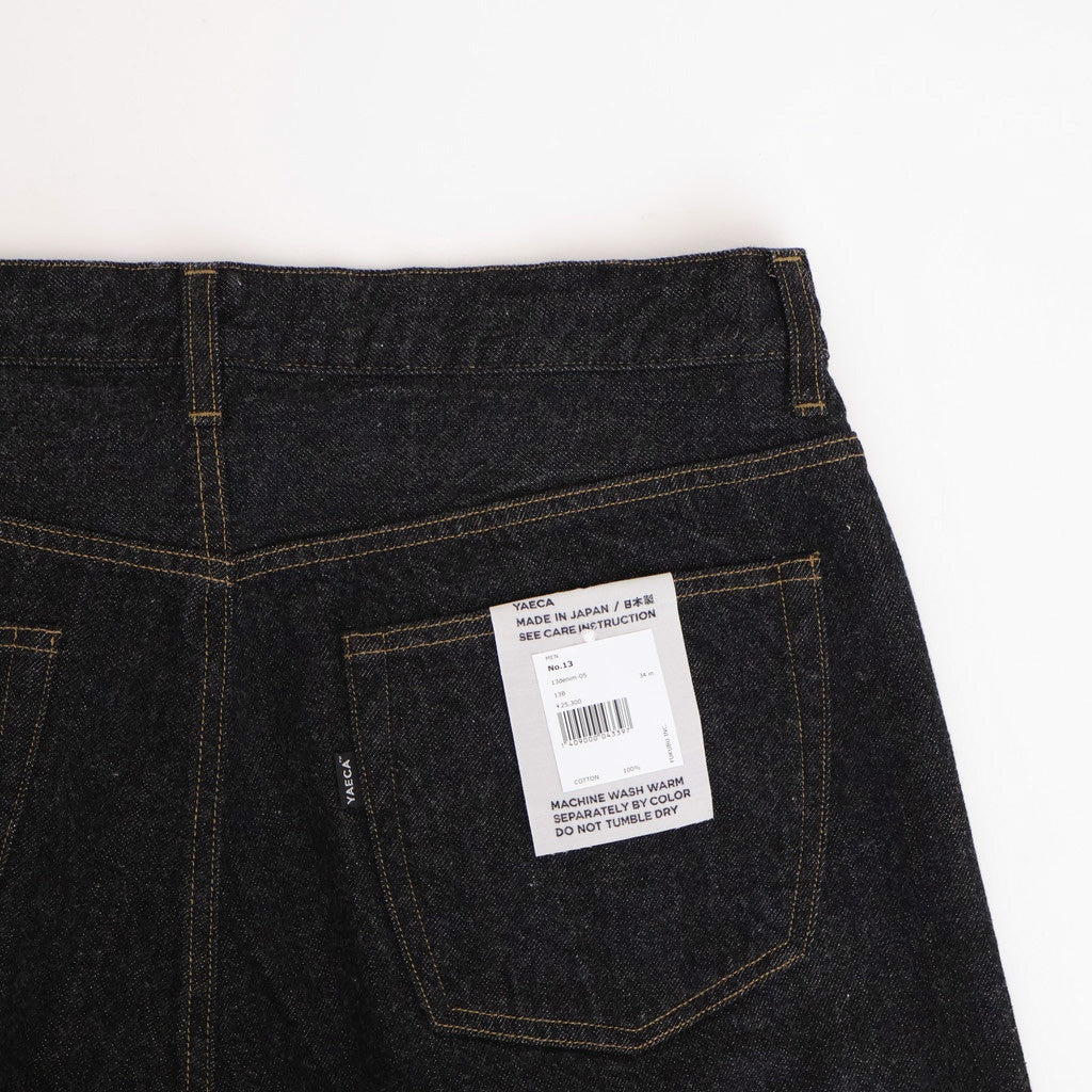 DENIM PANTS - WIDE STRAIGHT #black [13-13B]