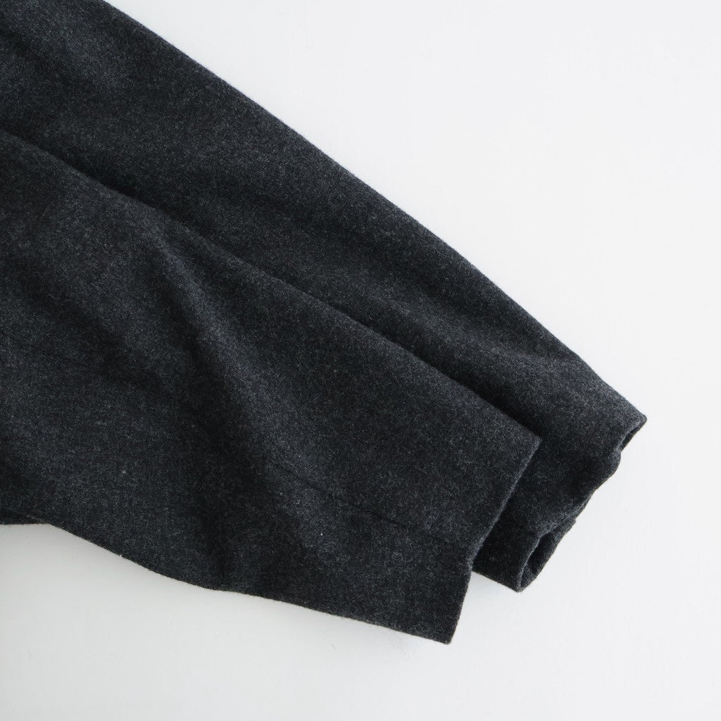 縮絨ウール2WAYカラーJK #CHARCOAL GRAY [D225-J332]