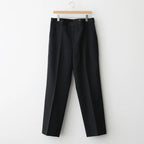 LIGHT WOOL MAX GABARDINE SLACKS #TOP BLACK [A26AP02MG]