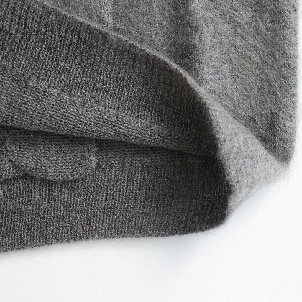モヘアショートニットPO #GRAY [D225-K951]