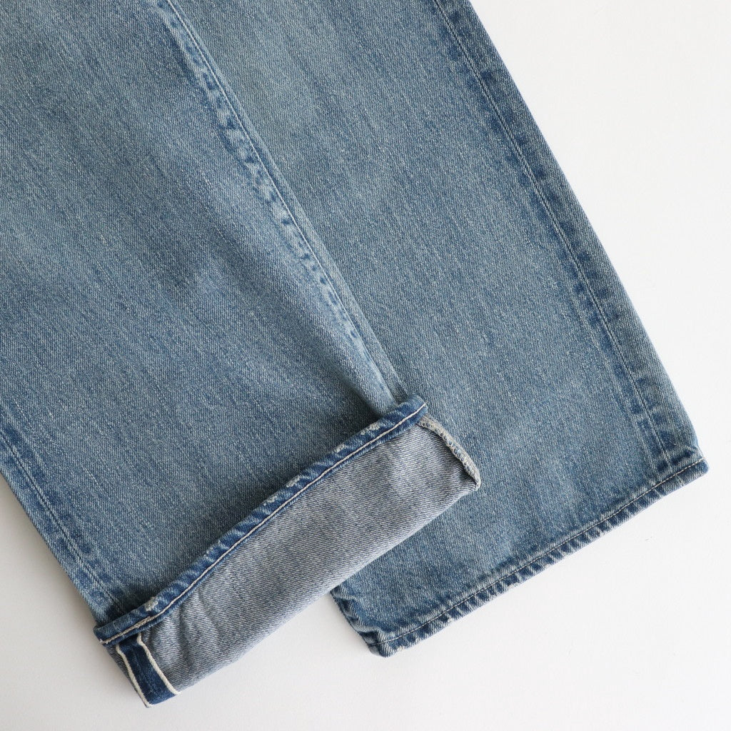 SELVEDGE FADED LIGHT DENIM PANTS #LIGHT INDIGO [A25SP06DE]