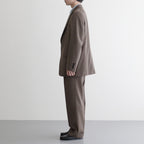 LIGHT WOOL MAX GABARDINE JACKET #DARK OLIVE BROWN [A26SJ02MG]