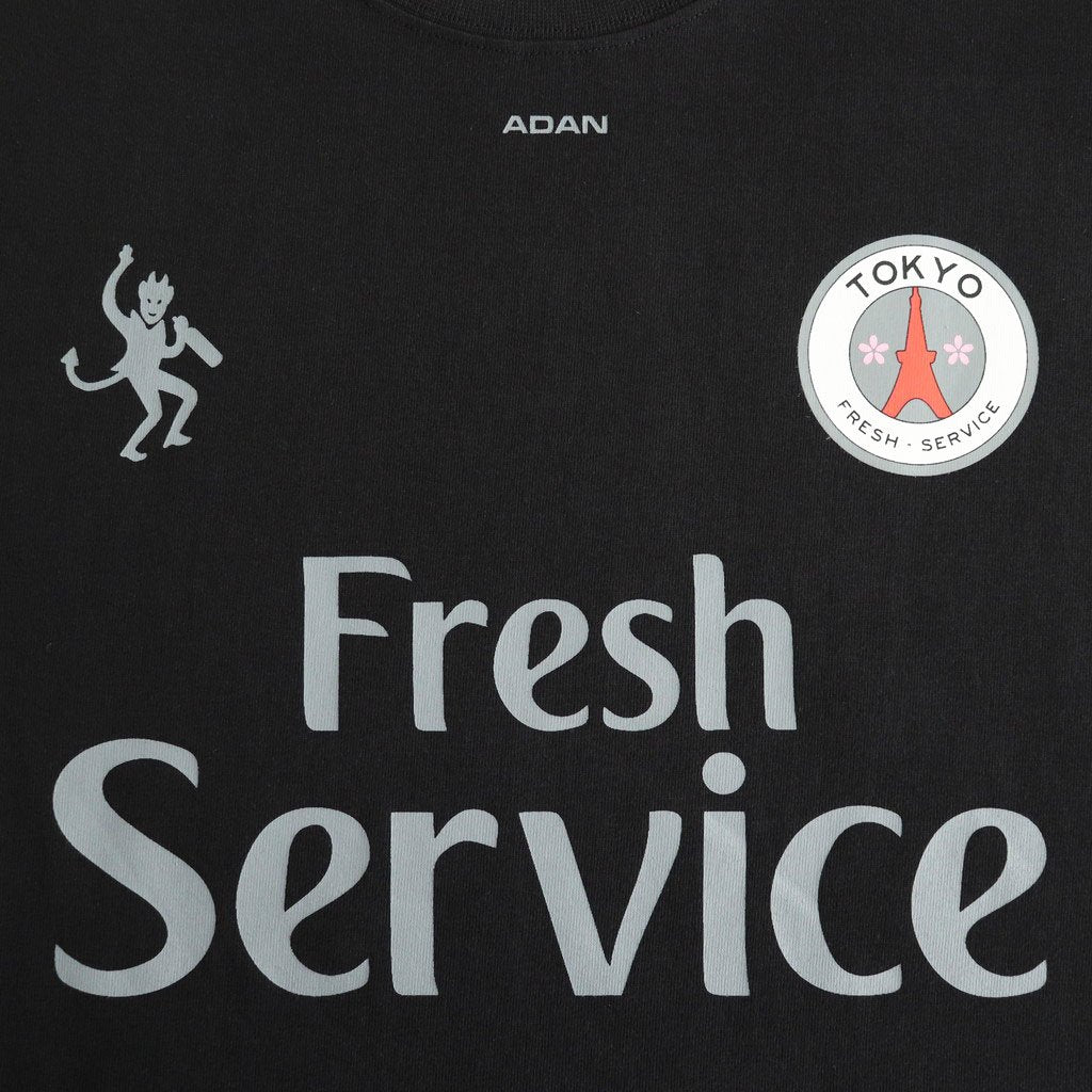 CORPORATE PRINTED S/S TEE ”FOOTBALL” #BLACK [FSC251-70185]