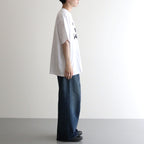 CORPORATE PRINTED S/S TEE ”FOOTBALL” #WHITE [FSC251-70185]