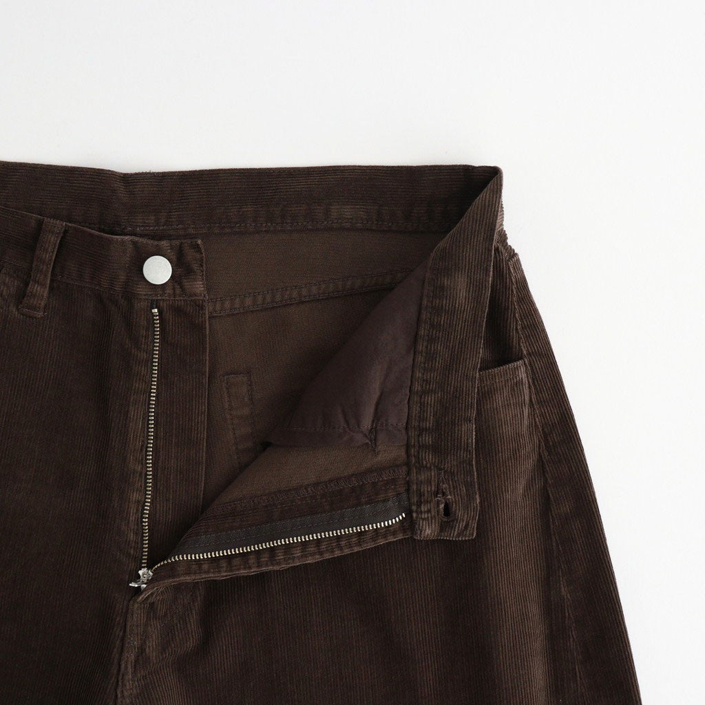 VINTAGE CORDUROY ROUND PANTS #BROWN [ST.1573]