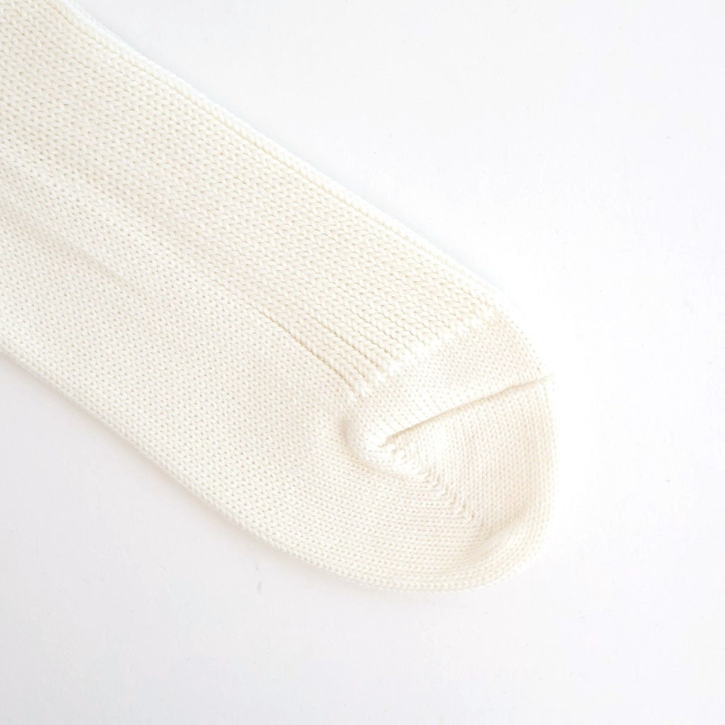 COTTON LOW GAUGE SOCKS #WHITE [A26SS03SX-W]